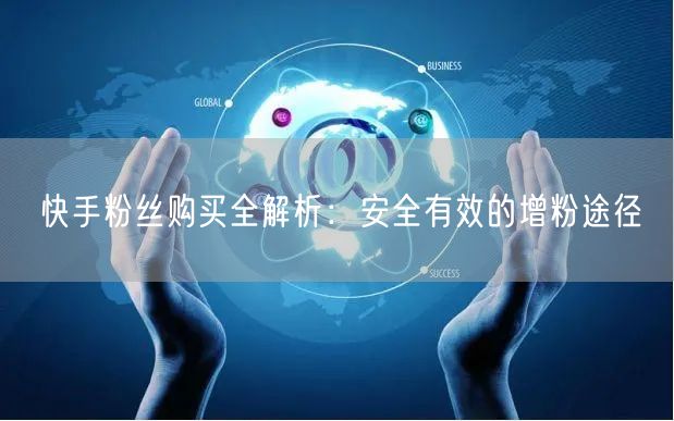 快手粉丝购买全解析：安全有效的增粉途径